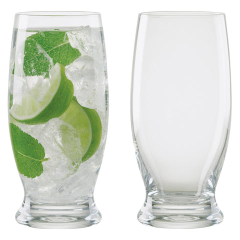 Set of 2 Manhattan Long Drink Glass