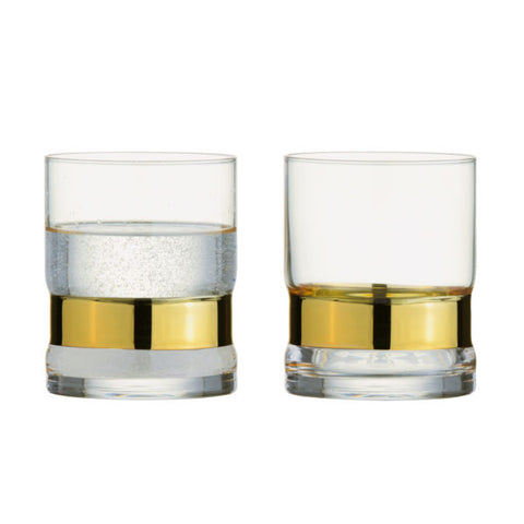 Set of 2 SoHo DOF Tumblers Gold